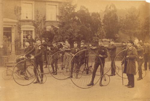 A Penny Farthing Race